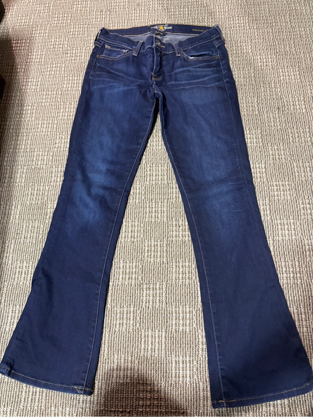Lucky Brand Women's Dark Indigo Flare Jeans